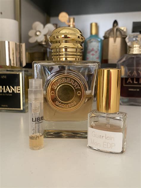 Tale of 3 sisters: Burberry Goddess, Mon Guerlain and YSL Libre.